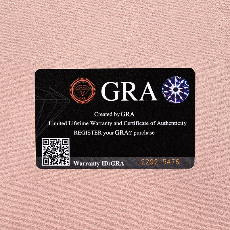 Gelovely Moissanite 1.0 Ct～ 1.5 Ct Round Cut White Gold Anniversary Ring