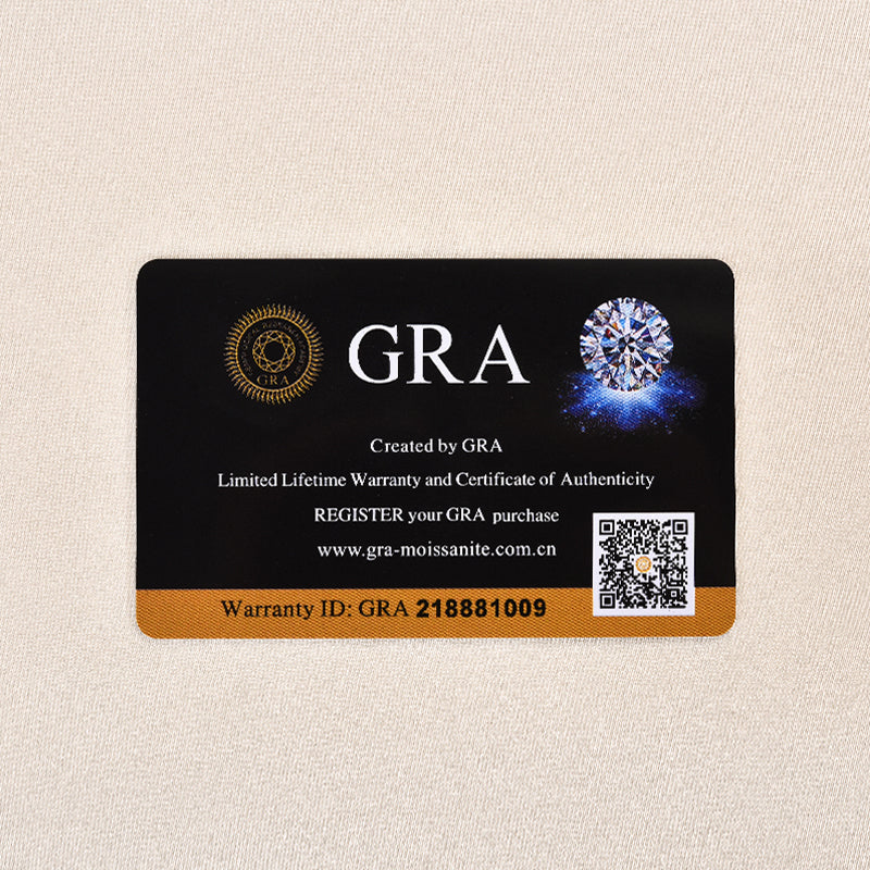 Gelovely Moissanite 2.0Ct  Round Cut Twist White Gold Promise Bridal Ring