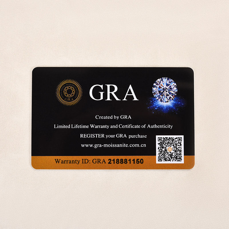 Gelovely Moissanite 2.0 Ct Round Cut Promise Ring For Women