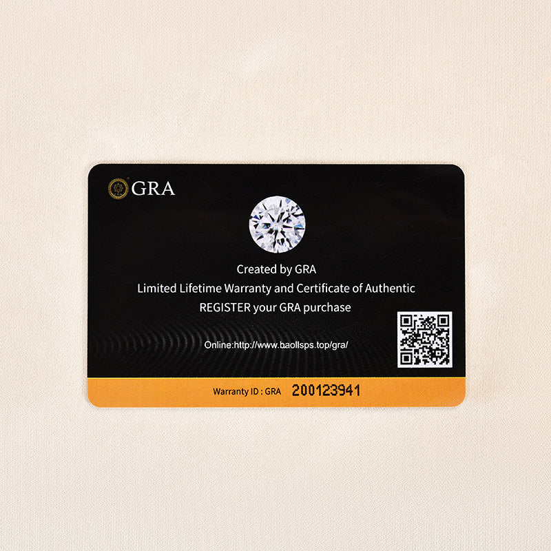 Gelovely Moissanite 2.0 Ct Round Cut 6 Prong Yellow Gold Engagement Ring