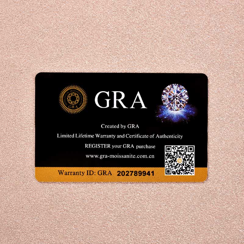 Gelovely Moissanite 3.5 Ct Emerald Cut Engagement Ring For Women