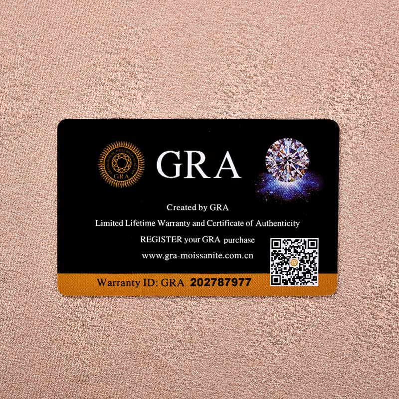 Gelovely Moissanite 4.5 Ct Emerald Cut Engagement Ring For Women