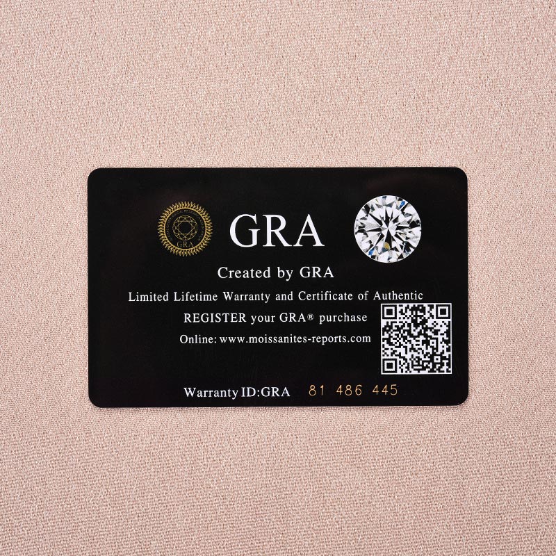 Moissanite 2.0Ct~4.0Ct Round Cut White Gold Wedding Ring Set