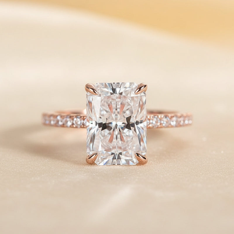 18K Rose Gold Engagement Rings