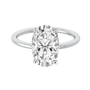 Gelovely Moissanite 2.0Ct~5.5Ct Oval Cut Promise Ring For Women